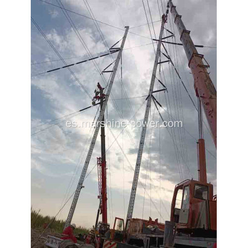 Torre de restauración de emergencia de estructura de una sola pierna